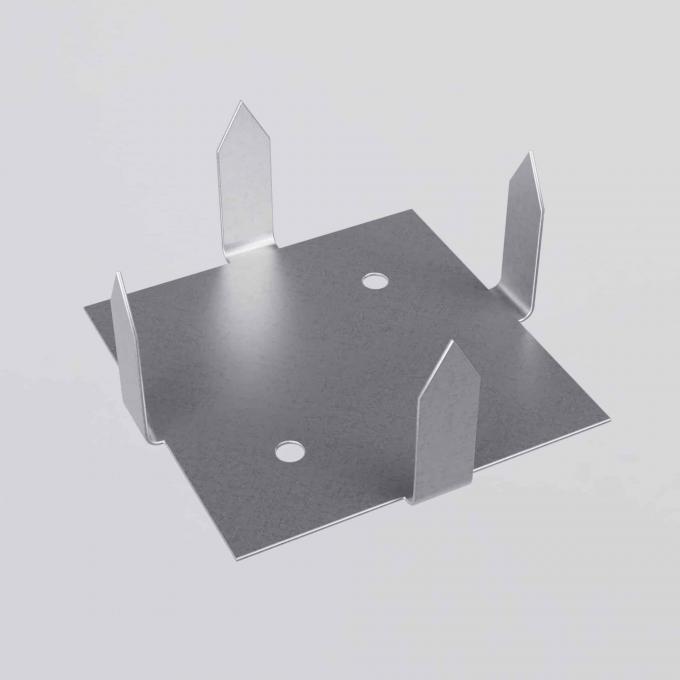 Acoustical Corner Impaling Clips, Silver Metal Mounting Brackets for Acoustic Panels, Wall Soundproofing Installation Hardware 5