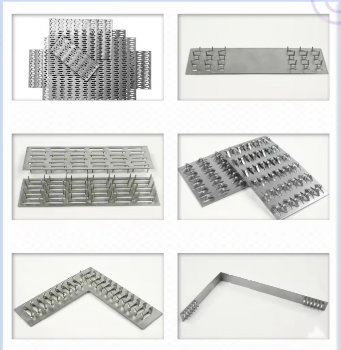 Truss Nail Plate,Truss Plates 4x6 Inch, Pronged Truss Mending Plate with Nail Teeth, Mending Plates for Wood Roofing 0