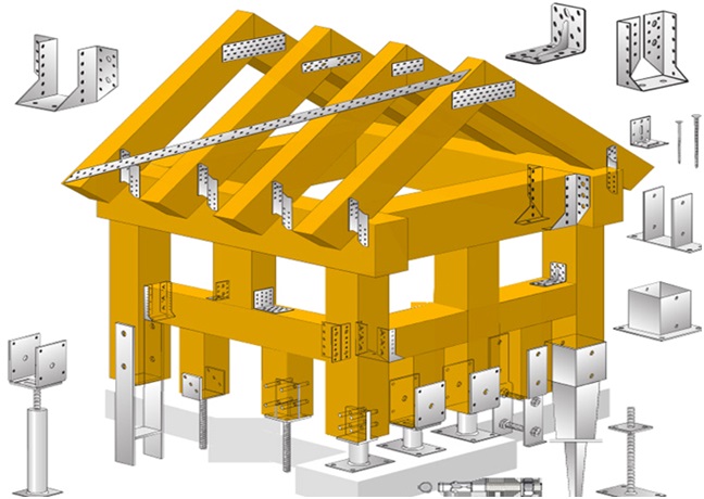 Truss Nail Plate,Truss Plates 4x6 Inch, Pronged Truss Mending Plate with Nail Teeth, Mending Plates for Wood Roofing 6