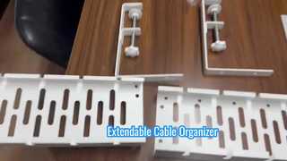 No-drill Extendable Cable Organizer