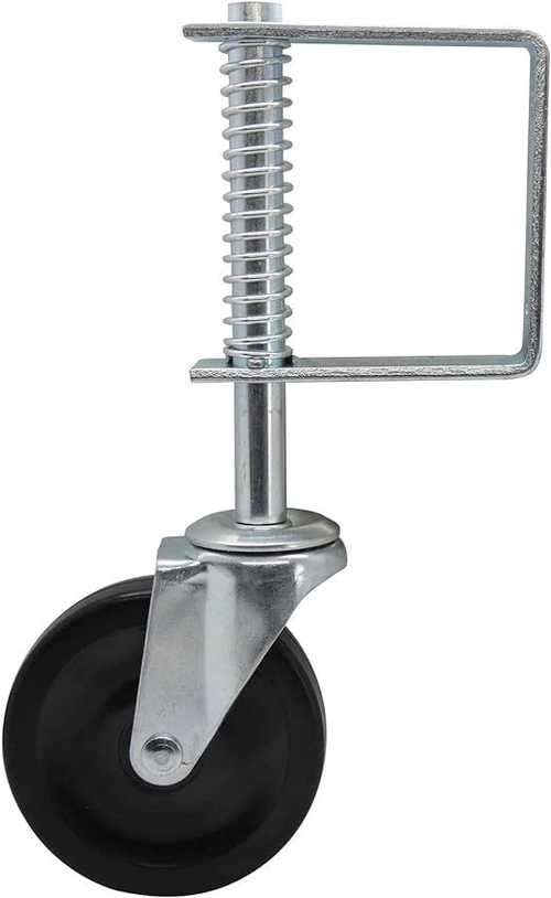 Latest company news about Gate Caster gate Wheel 4”, Heavy Duty Gate Caster Wheel with Spring Loaded