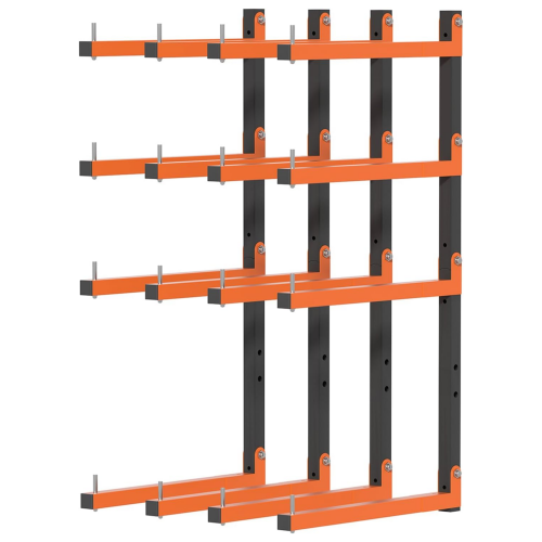 Wall Mounted Workshop Organizer Wood Storage Racks 3 Level Garage ...