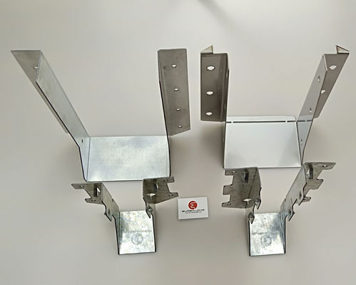 LUS Black Floor Joist Hangers Corrosion Resistant with Pre Punched Holes