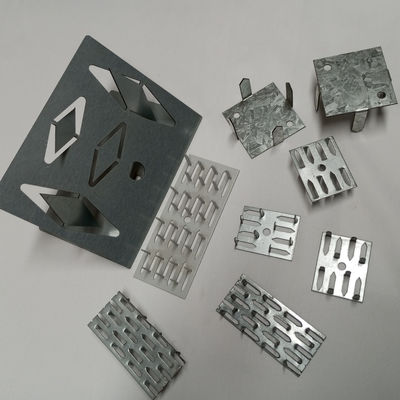 Galvanized Steel 8-Pin Acoustical Insulation Impaling Clips