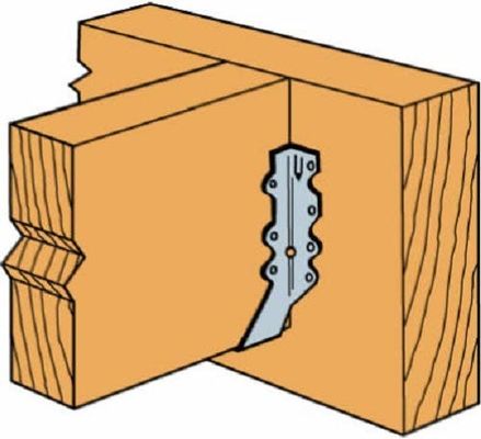 2x6 Joist Hanger, 18 Gauge LU26 Galvanizing Face Mount Joist Hangers Wood Hurricane Ties Rafters Tie