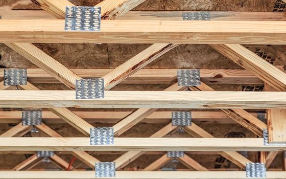 Galvanized Truss Brackets for Truss to Rafter Wood Connections