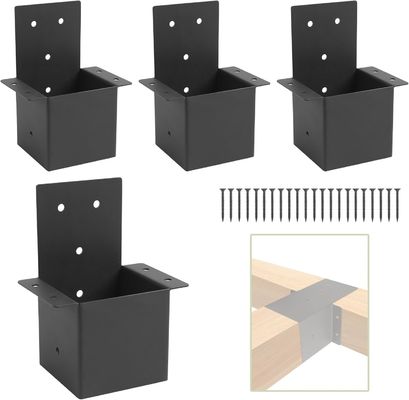 Pergola Brackets 4x4 Rafter Post Brackets Pergola Kit Gazebo Brackets Wall Mount Bracket Kit For Wood Posts Pergola Post Connector Or Deck Railing