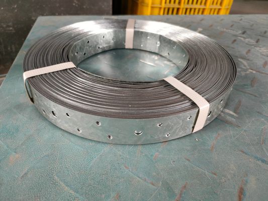Punched Metal Strap Roll – Galvanized Bracing and Framing Hardware
