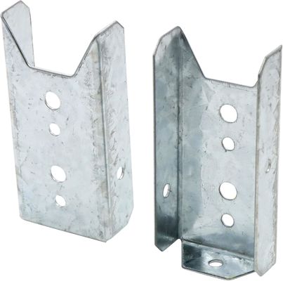 Fence Brackets For 2x4 Wood Carbon Steel Repair Kit With Deck Railing Connectors For Garden