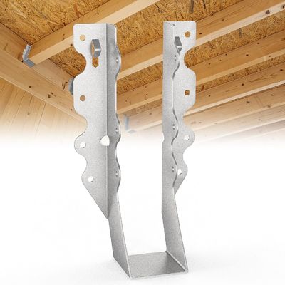 Metal Face Mount Joist Hangers, Lu26 Joist Hanger Galvanized, Hurricane Ties for Rafter
