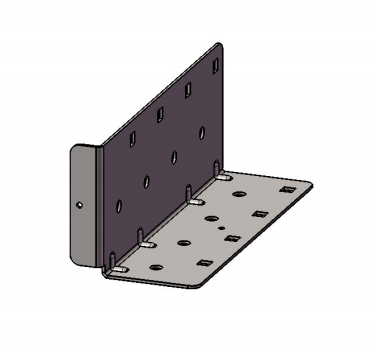 Split Joist Hanger, SPH140 SPH180 SPH220 Wall Mount Joist Bracket for Wood Carbon Steel Hurricane