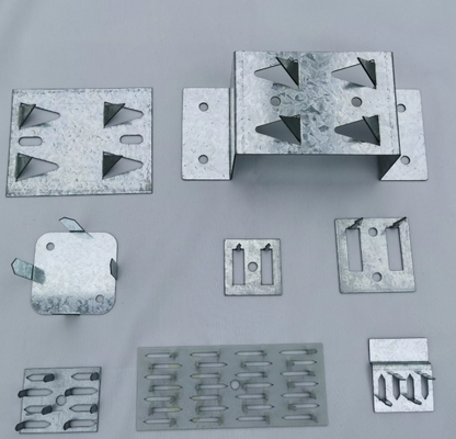 Custom Stamping Galvanized Steel Impaling Clip with Self-Locking Design for Insulation Fastener Applications